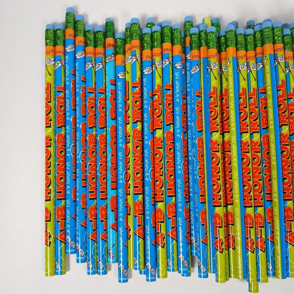 A-B Honor Roll Pencils Set of 140 School Pencils Student Award Unsharpened JSSCO